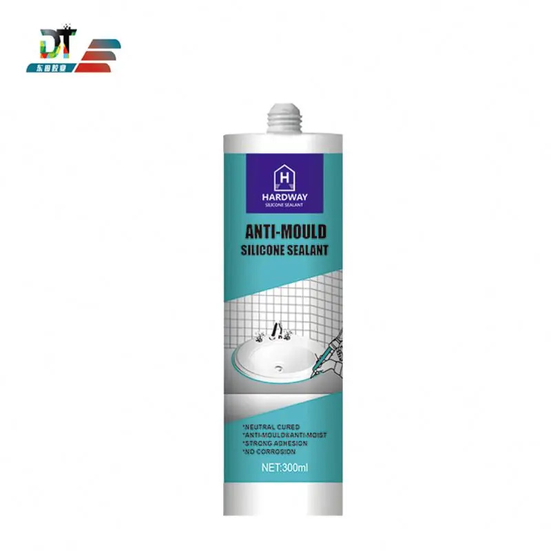 
300ml White And Crystal Mildew Resistance Tile Joint Grout Silicone Sealant 