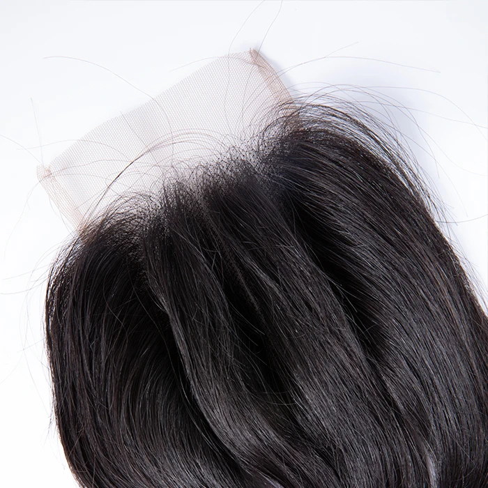 
GS hair 10a grade best quality drop shipping full cuticle aligned Indian human hair 4x4 body wave closure can bleached to#613 