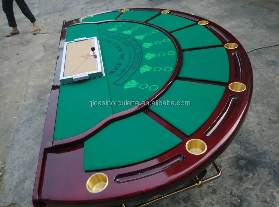 Blackjack table Casino poker table Professional Match poker table Luxury Texas Baccarat Texas Clay Iron ABS Brass Customize LED