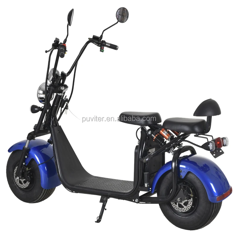 
1500W 60V20A EEC electric citycoco scooter with 2 Wheel Fat Tire 