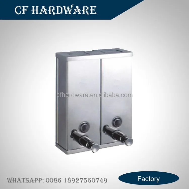 
Stainless steel 2 in 1 shampoo shower gel dispenser 