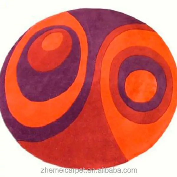 Rugs And Carpets For Living Room Irregular Shape Personalized Custom Logo Mat Handmade Wool And Slik Area Rugs