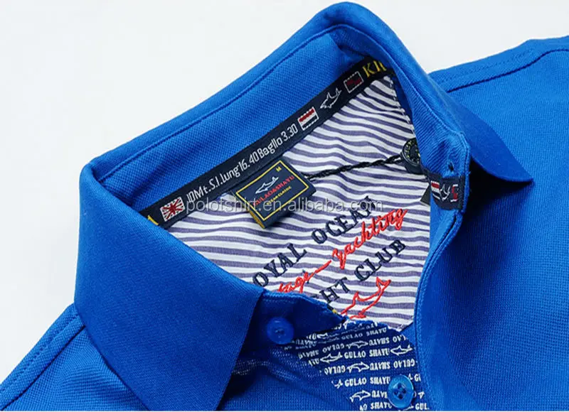 OEM Male double mercerized cotton polo shirt