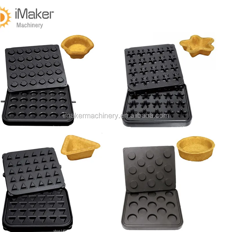 Quality egg tart waffle maker pie cupcake tartlets shell making machine