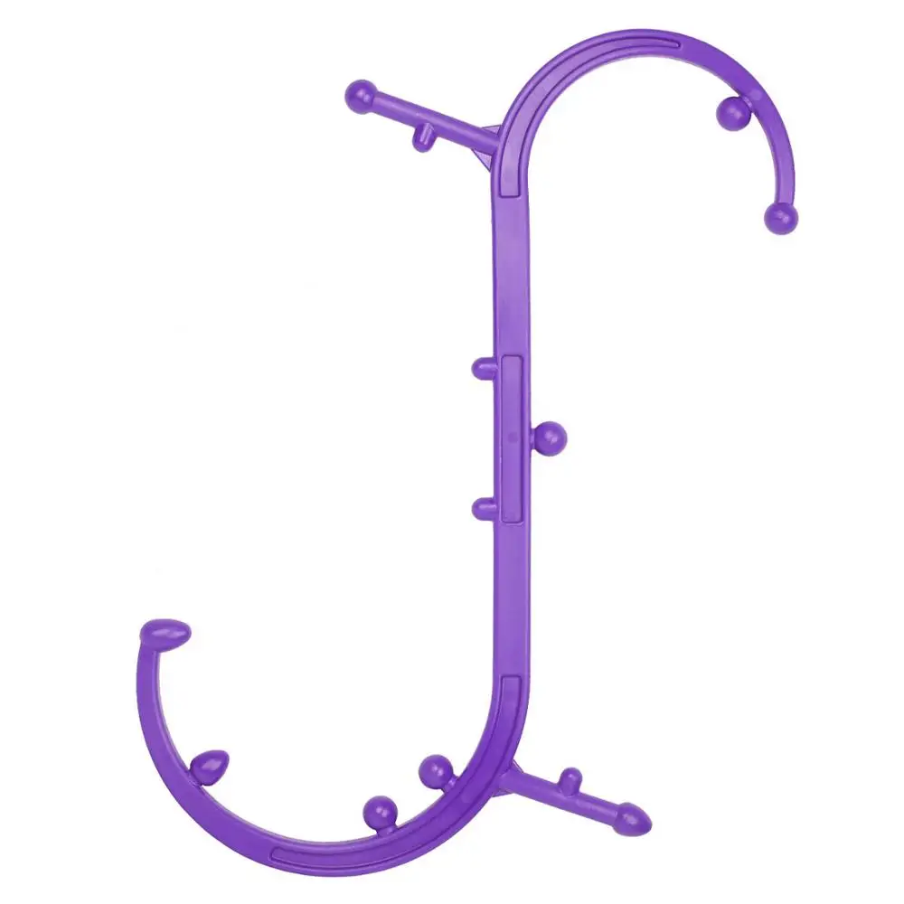 S-образный Массажер для снятия боли в мышцах спины и шеи, инструмент для самомассажа (один)