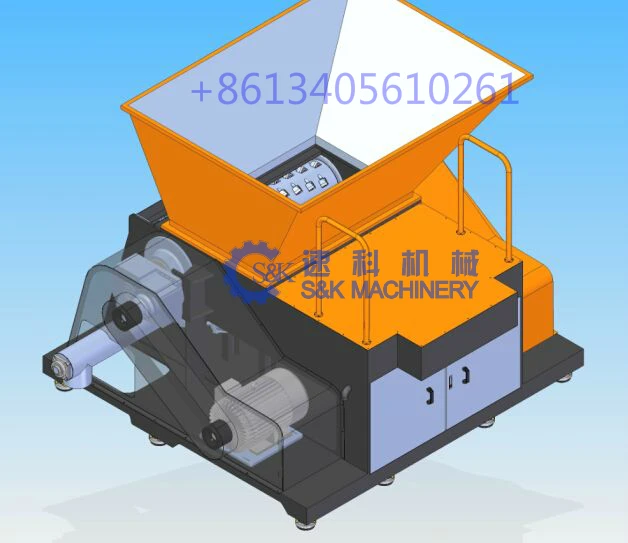 industrial shredder and tyre recycling machine untha shredder