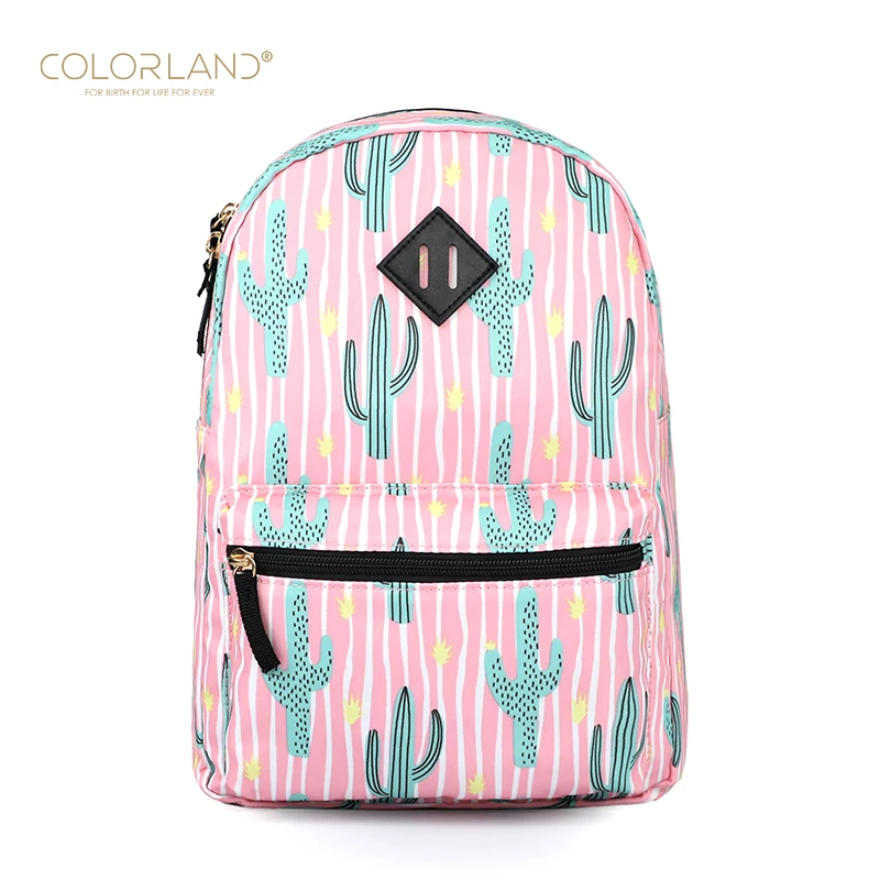 Colorland High Quality Durable Oem Pattern Kids School Bag Backpack