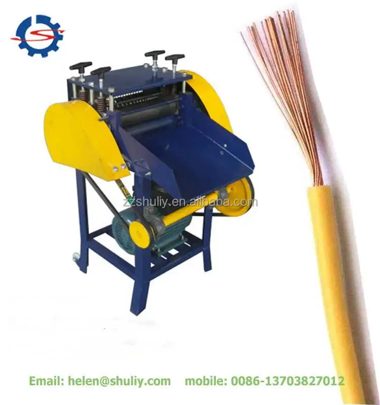 Industrial machinery copper scrap cable stripper Electric wire stripping machine