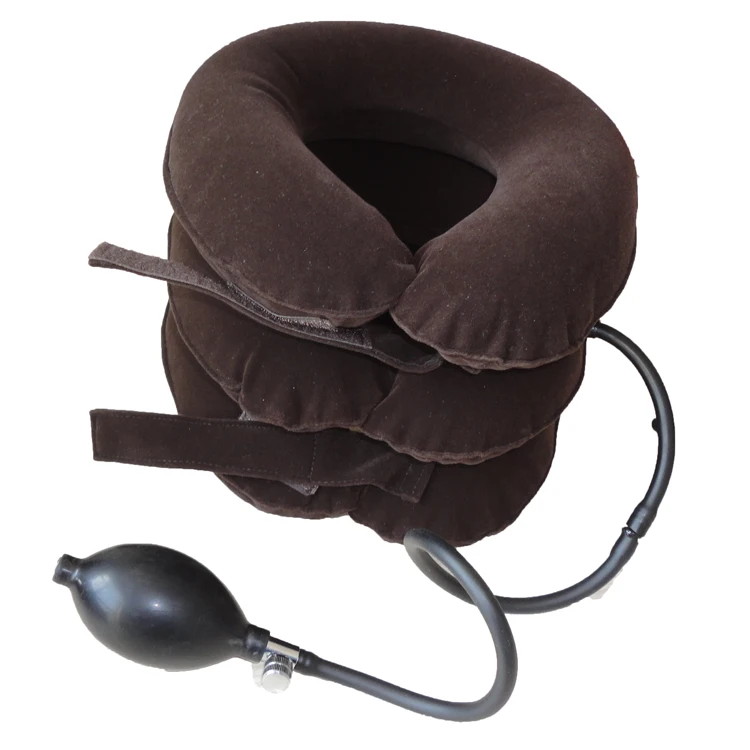 full flannel inflatable air neck traction /Soft Air-pressure Neck Traction cervical collar/cervical traction device