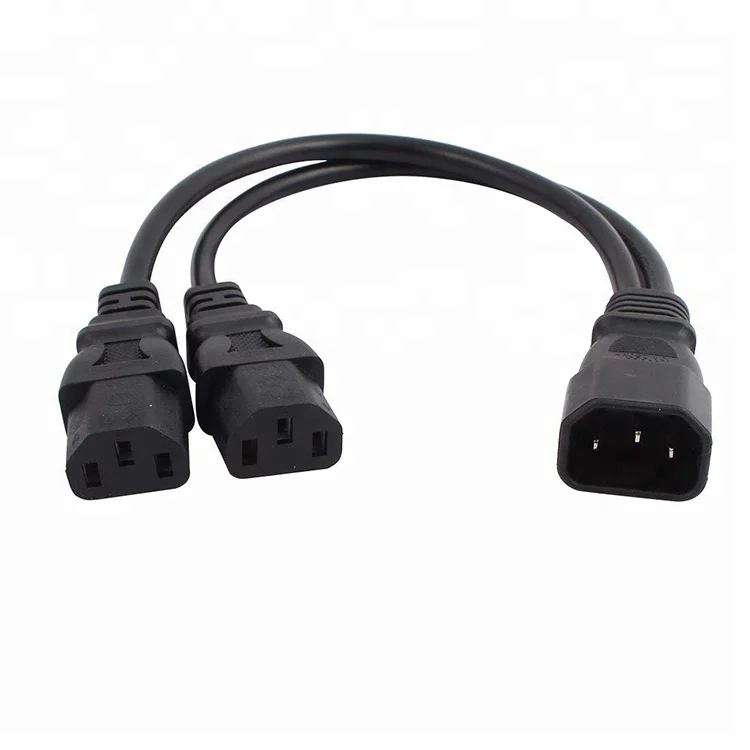 
UPS Server Y Splitter C14 to 2 x C13 Power Adapter Cable Cord  (60708355642)