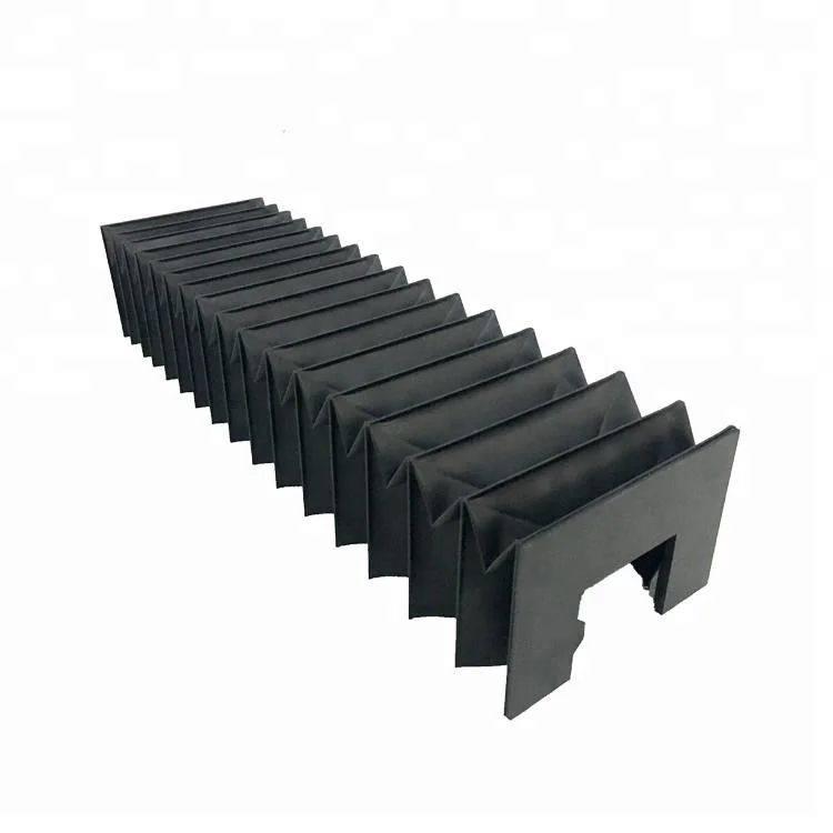 
CNC machine linear guide rail accordion bellow cover 