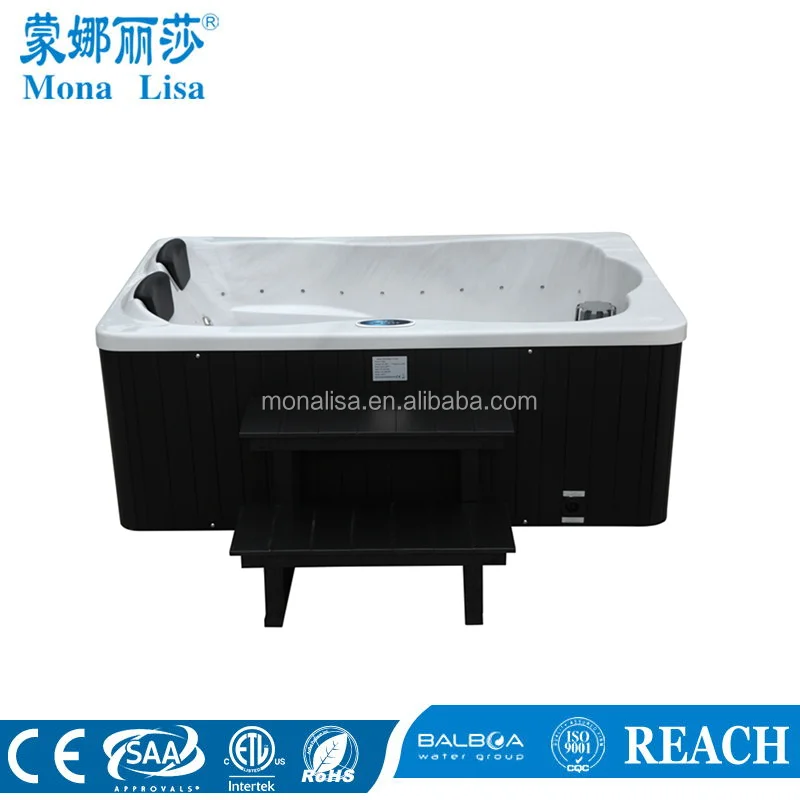 Hot Sale Bath Tub Spa Relaxing Monalisa M-3374 Outdoor Massage Reversible Whirlpool Bathtub Freestanding Hydromassage Optional