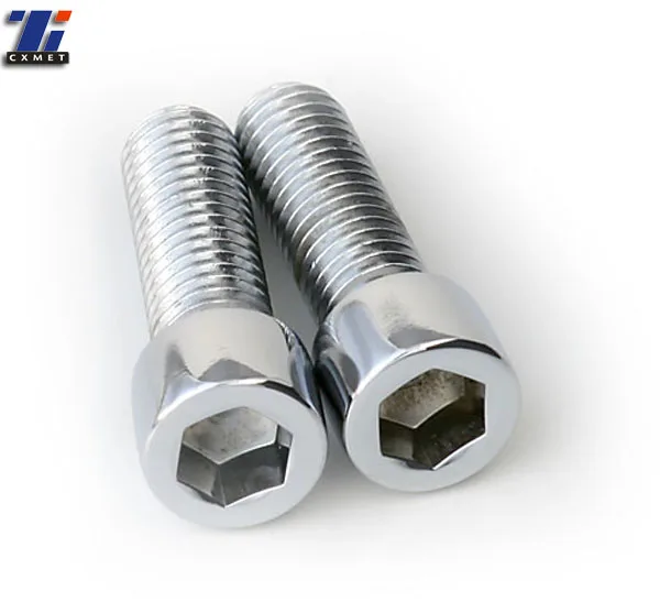 
titanium alloy bolts and screws samples with all styles 