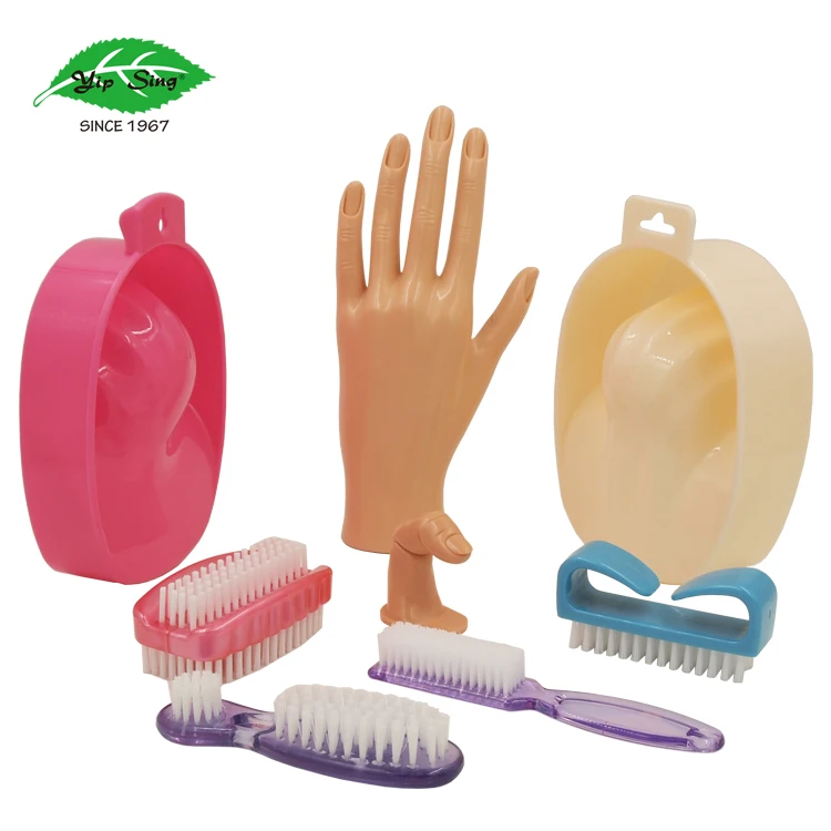 Manicure and Pedicure Scrubbing Cleaning Plastic Nail Brush