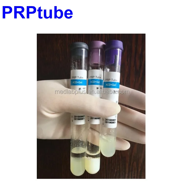 15ml ACD Sodium Citrate PRP Tube with Gel PRP tube Platelet Rich Plasma PRP Tube