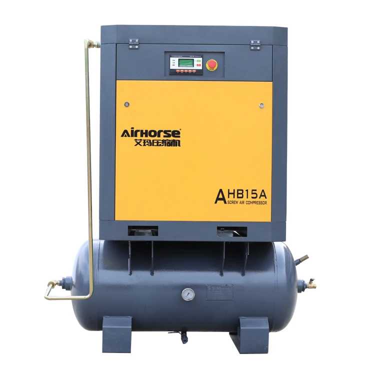 Немецкая технология быстрая отправка промышленные винтовые воздушные компрессоры 5,5/7,5/11/15 кВт с воздушным баком и сушилкой