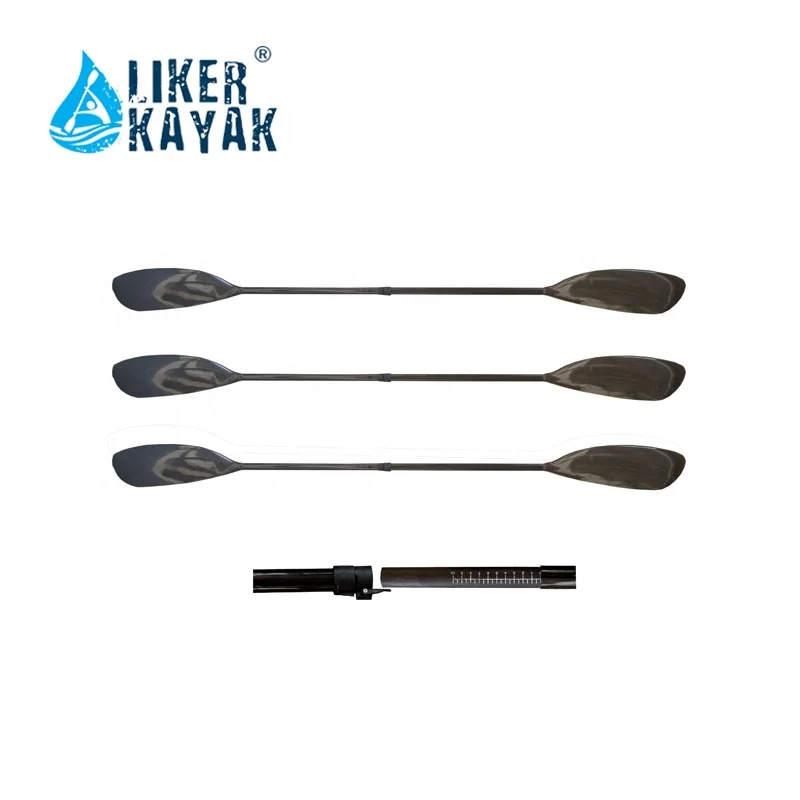 
Wing kayak paddle full carbon fiber kayak paddle with length adjustor 