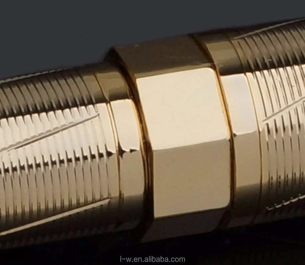 B0129 High Quality Characteristic German Refill Metal Gold Ball Special Design Pen