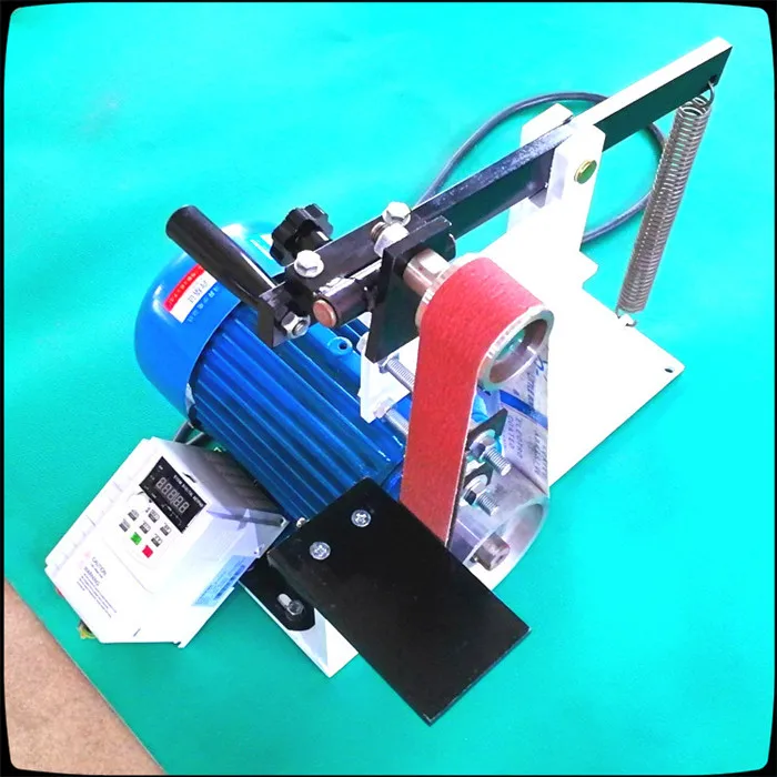 Belt Sander Machine Metalworking Grinding Machine Speed Regulation