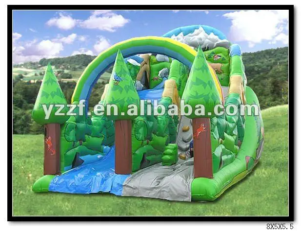 Inflatable slide