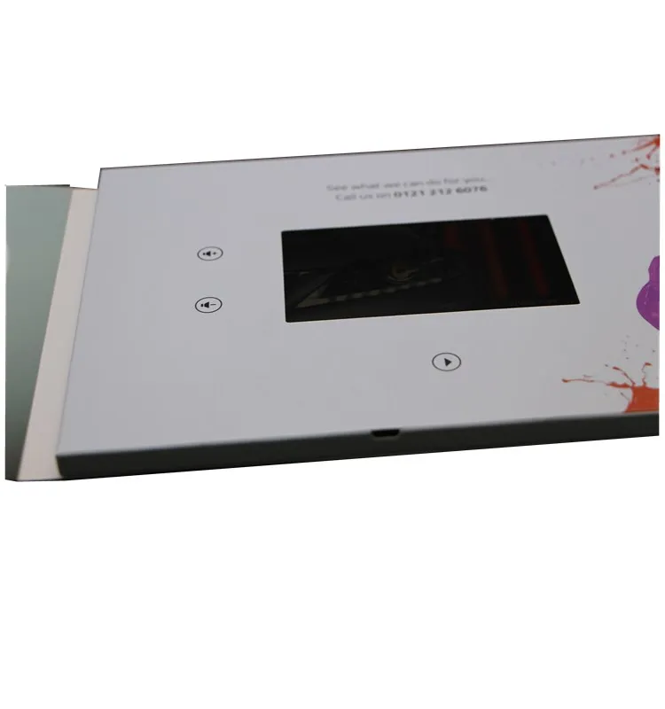 
New Business Folder Advertising Different Screen LCD Video Brochure 