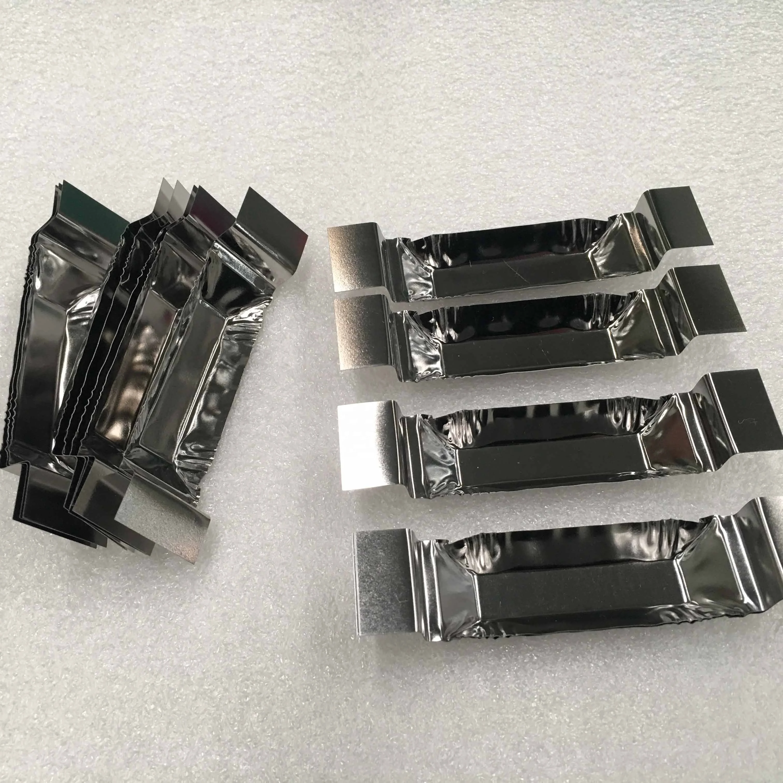 Custom 99.95%  Polished Tungsten Evaporation Boats Wolfram Boats For Vacuum Thermal