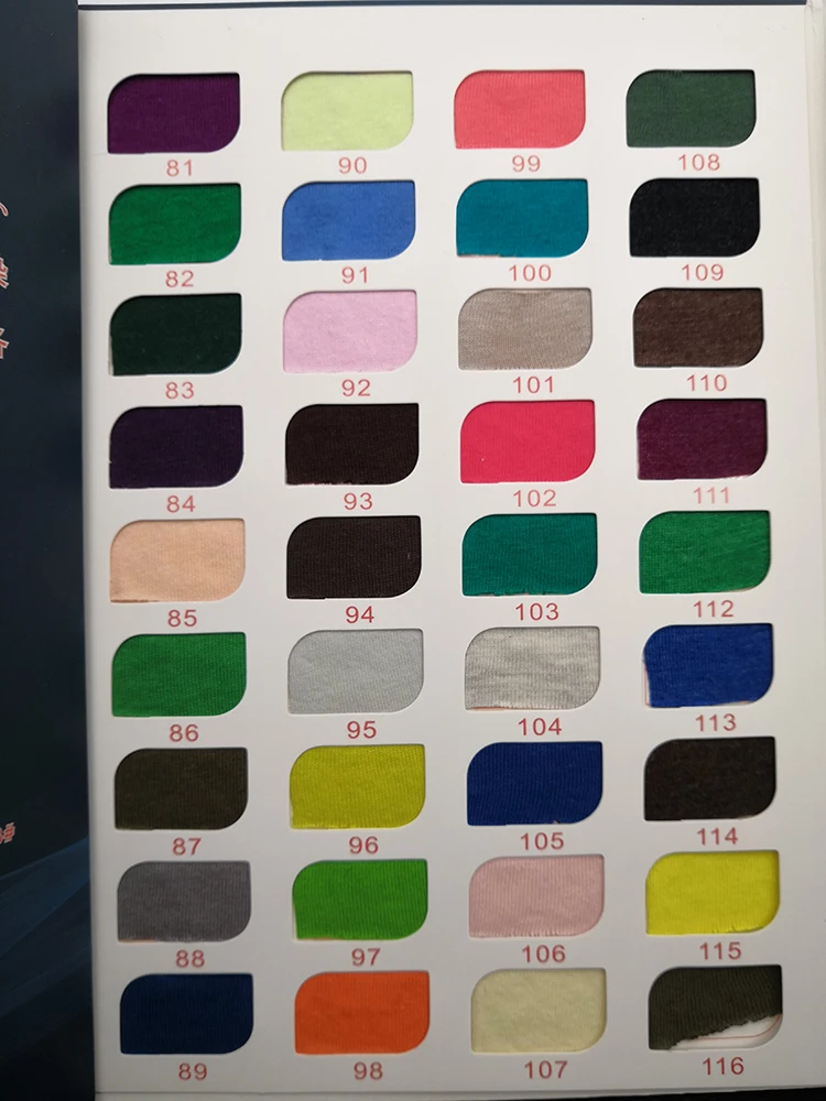 
Wholesale 100% cotton single jersey knit fabric 