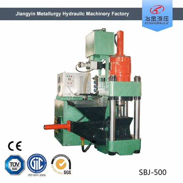 Металлолома поворотах пресс-машина