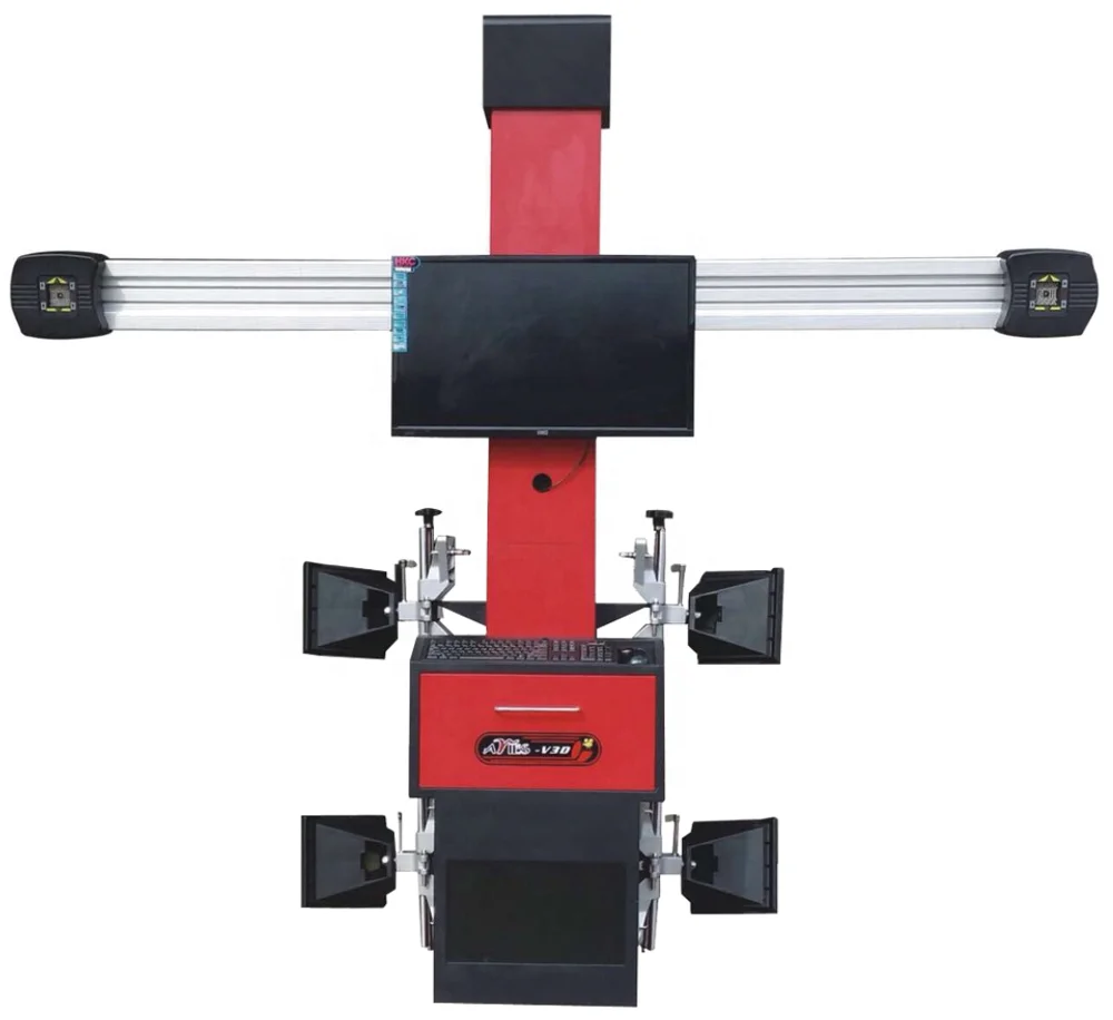 3D Aligner two screen car Alignment Machine Wheel Alignment manufacturer