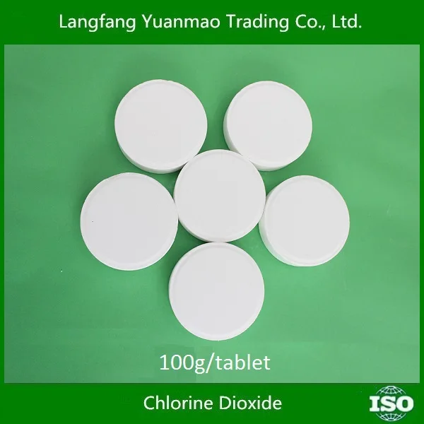 
High Efficient Disinfectant Chlorine Dioxide Tablet for Hospital Sterilization 