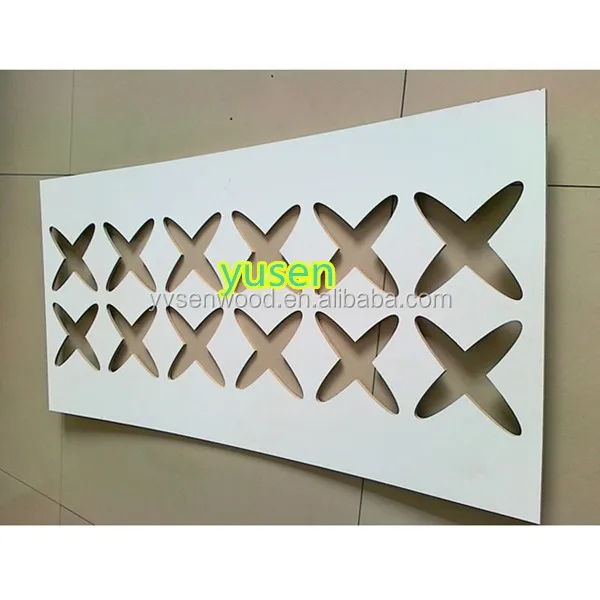 hot sale MDF carved/ MDF grille board