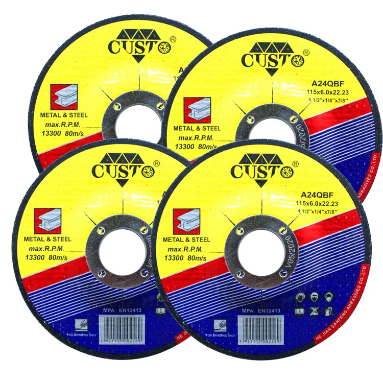 White Aluminium Oxide Grinding Wheel White for Steel Metal Rubber Abrasive Grinding Discs