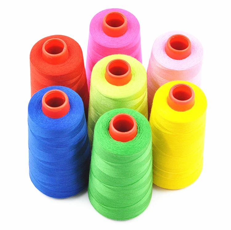 Weitian brand manufacturer 100% 402 spun polyester sewing thread with cheap price