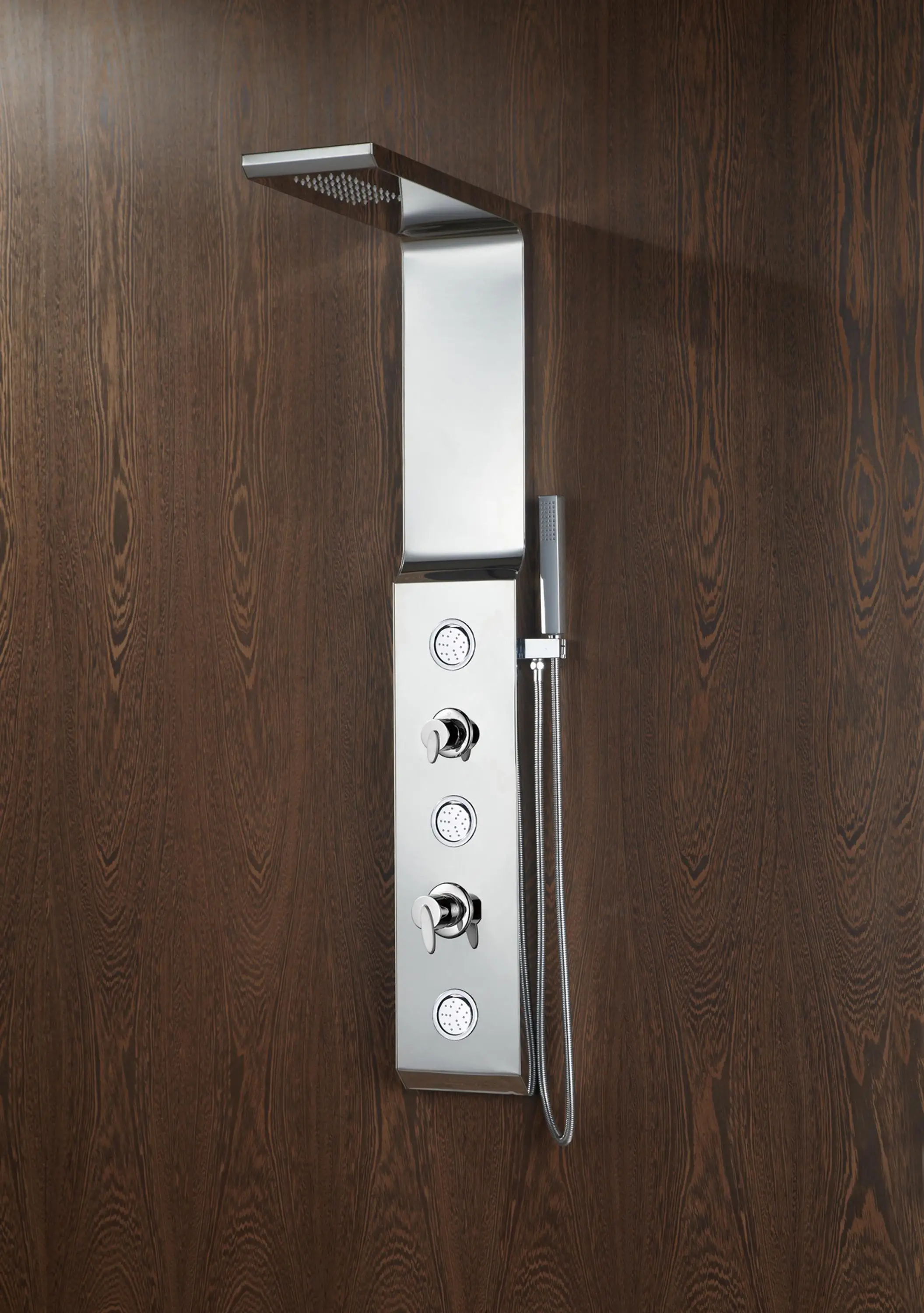 2019 Contemporary Stainless Top Rated Black Shower Panel