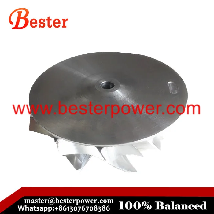6+6 blades RHF55V turbo Billet wheel for Isuzu 898027-7722 898027-7721 898027-7720 898027-7725 Turbocharger core chra