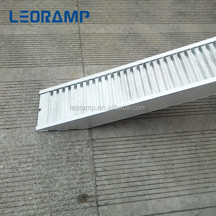 Heavy duty 4T four wheeler loading aluminum mobility ramp for trailers