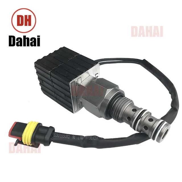 Предохранительный клапан 12 В 24 В для японского экскаватора Dahai, Соленоидный клапан SNAY, все модели, Инженерная техника, клапан для гусеницы