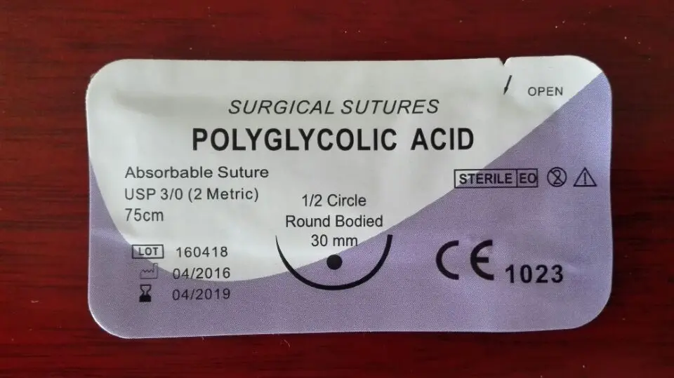 Medical non absorbable and absorbable catgut/PGA/PDO/SILK/NYLON/polyester/polypropylene