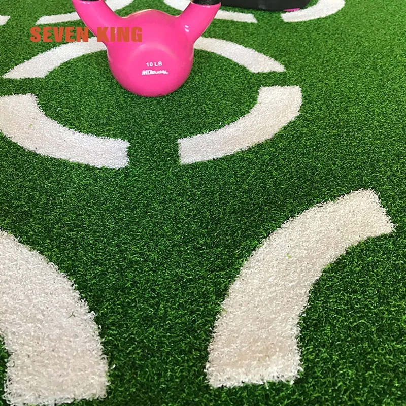 Factory price customized durable sled functional marked numbers colorful fitness training gym artificial grass turf for track