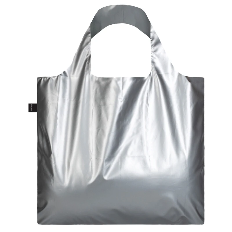 Sunny Century 2020 NEW Polyester Greatly Fasten Promotion Metallic Fabric Shiny Tote RPET Shopping Bags