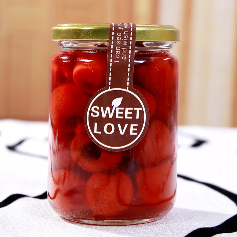 100ml 200ml 300ml 400ml 500ml Hermetic Food Glass Jar Wholesale , Empty Glass Jar for Jam Honey Pickle ...