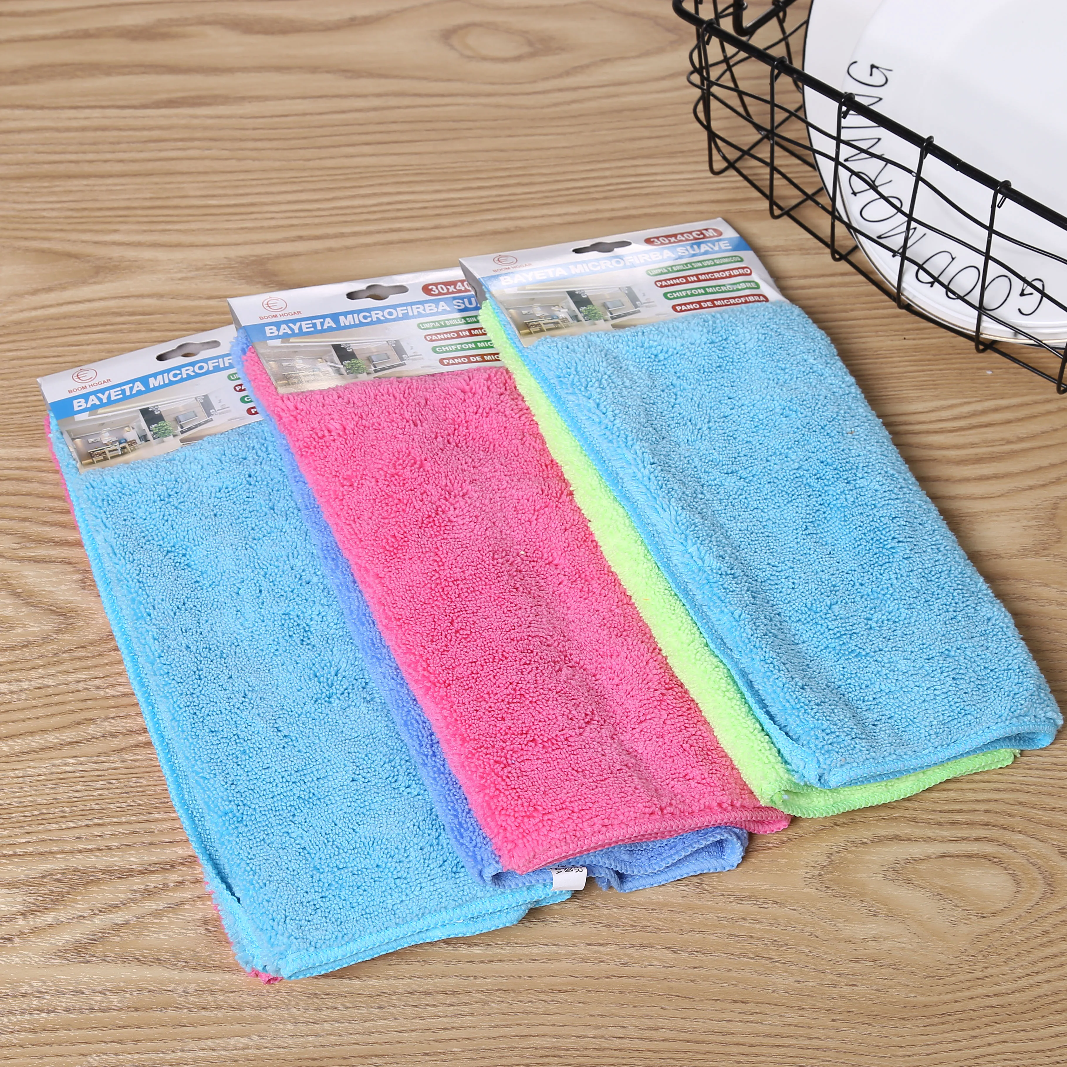 Magic Plush Microfiber Clean Towel Absorb Kitchen Rags Wash Cloth