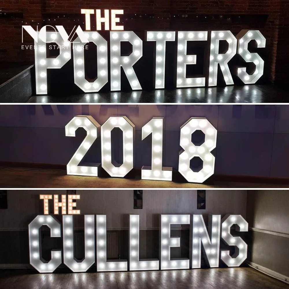 Высококачественный подсвечиваемый любовное письмо, оптовая продажа светящиеся Свадебные письма довольно цена гигантские любовные письма