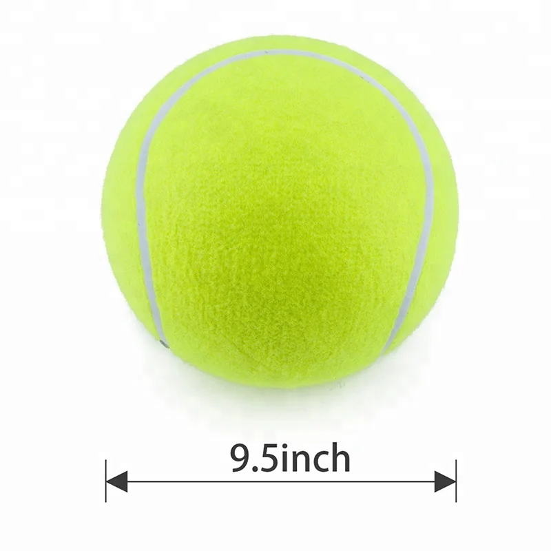 Size 9.5 inch inflatable big tennis ball