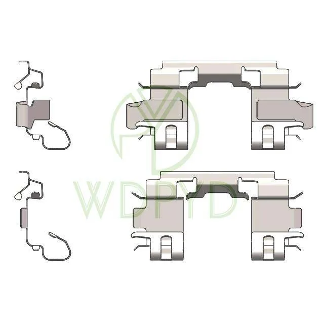 45012-570-000 Brake Pad Clips Auto Spare Parts Brake Pad Hardware Kit for HONDA CIVIC