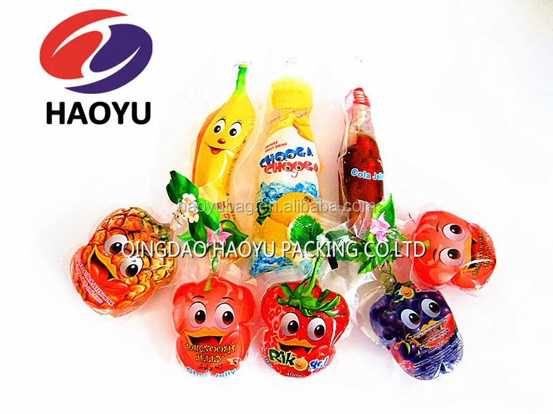 popsicle packaging bag/popsicle pouch/roll film for ice cream food packaging laminating pouches Popping special shape pouch