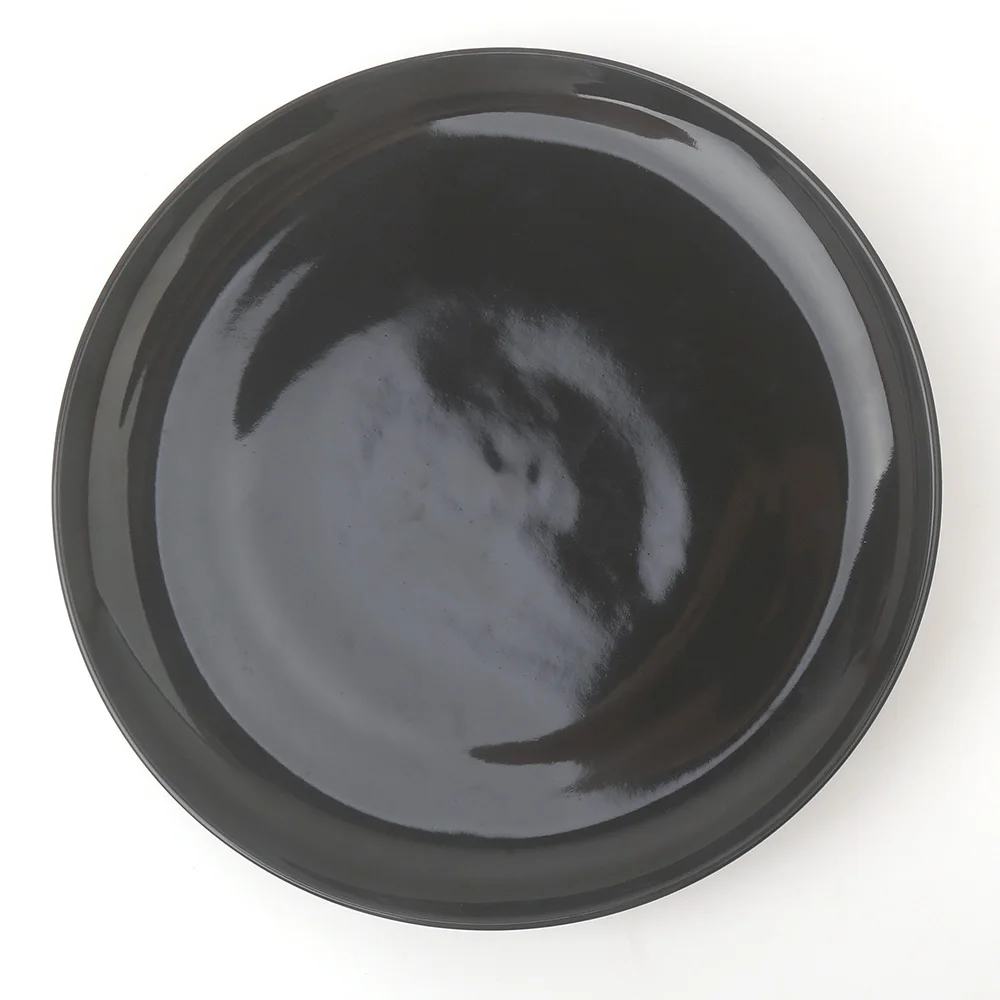 Wholesale 3PCS Black Color Chaozhou Manufacture Ceramic Porcelain Dinnerware Set