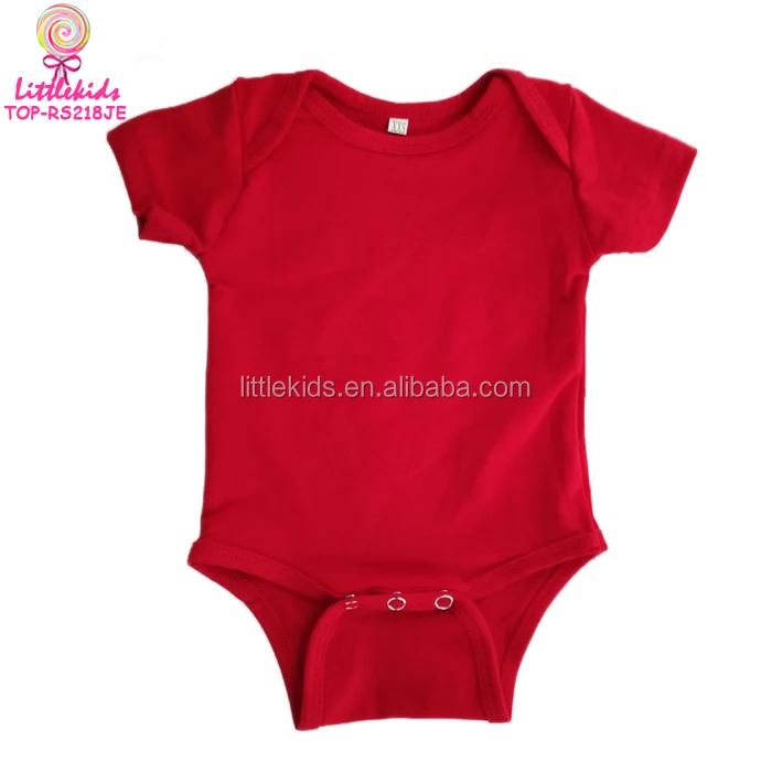 Plain Infant Toddler Bodysuit Blank Newborn Romper Short Sleeve Black Baby One Piece Romper