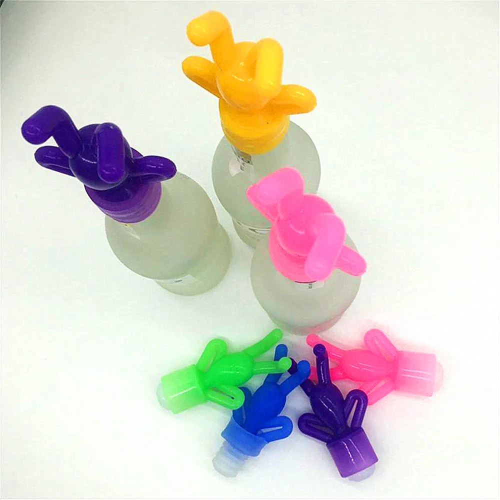 BPA Free Food Grade Patented Silicone Wine Stopper Cork Stopper