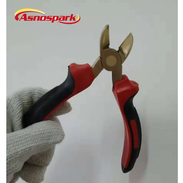 Non sparking safety diagonal cutting pliers